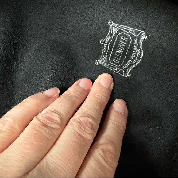 Vintage Glenover Black Wool Leather Trim Womens Hat Boho - Picture 6 of 7